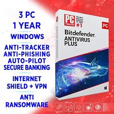 Bitdefender Antivirus Plus 2024 3 PC 1 year, FULL EDITION picture