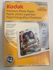 New Sealed Kodak Premium Photo Paper 100 Sheets Gloss Instant Dry 4