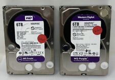 WD Purple 6TB Surveillance HDD (WD60PURX) - PARTS ONLY/DEFECT - AS-IS - Lot of 2 picture