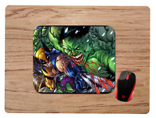 HULK VS WOLVERINE MOUSEPAD MOUSE PAD HOME OFFICE GIFT MARVEL picture