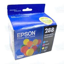 4 Genuine Epson 288 Black+Color Ink XP330 XP430 XP434 XP435 XP446 (NOT Initial) picture