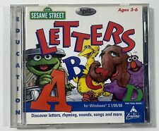 Sesame Street Letters CD-Rom Creative Wonders Windows 1995 picture
