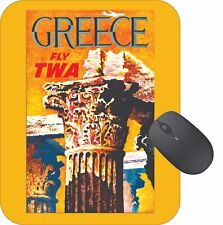 Greece  Mouse Pad Stunning Photos Travel Poster Art Vintage Retro picture