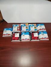 Lot of 9 Genuine NEW HP INKS 3x 99 3x 100 3x 102 INK CART SEALED EXPIRED #69j picture