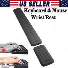 Ergonomic Keyboard And Mouse Wrist Rest Pad Hand Palm Memory Foam Support Set US picture