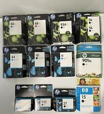 Mix Lot of 12 Genuine HP Ink Cartridges Various Numbers and Colors New picture