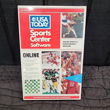 VTG Sports Center Software USA Today IBM PC DOS Sealed Rare Early 90s Internet picture