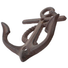  Nautical Anchor Sculpture Decorative Wall Hook Vintage Coat Hanger picture