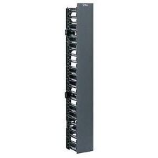 Panduit NetRunner WMPVF22E 22U Vertical Rack Cable Manager - Black picture