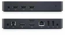 Dell D3100 USB 3.0 UHD Docking Station 36M9K 4K triple display NO A/C Adapter TX picture
