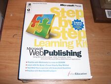 Microsoft WebPublishing Learning Kit CD ROM Book FrontPage Office 2000 Premium picture