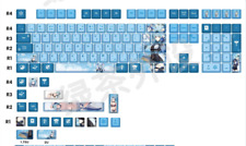 128 Keys Genshin Impact Eula Lawrence PBT Keycaps for Cherry Mechanical keyboard picture