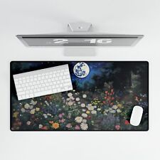 Dark Cottagecore Desk Mat, Floral & Botanical Mouse Pad, Gaming Mat XL picture