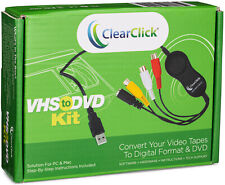 ClearClick VHS to DVD Kit for PC & Mac - USB Video Capture Device To Digital picture