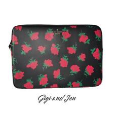 Kate Spade Madison Rose Toss Printed Laptop Sleeve fits up to 15