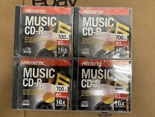 Memorex 700MB/80-Minute 16x CD-R Music Lot Of 4 picture