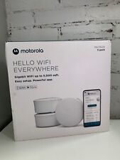 Motorola MH7603 | WiFi 6 Router + Intelligent Mesh System | 3-Pack | Easy Setup picture
