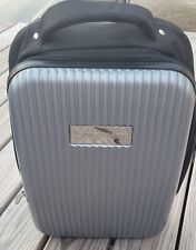 Snap-On Tools Hard Shell Clam Backpack Laptop Bag Silver Black Luggage Carry-on picture