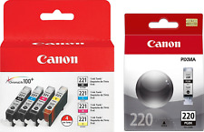 New Genuine Canon PGI-220 CLI-221 5PK Ink Cartridges PIXMA MP640 PIXMA MP980 picture