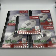 Vintage Imation DVD+RW 4.7 GB Rewriteable Discs Lot of 5 SEALED picture