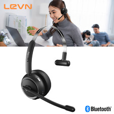 LEVN Bluetooth Wireless Headset For PC, With Microphone & Mute Button picture