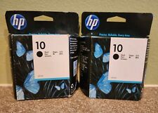 Lot of 2 New Sealed Genuine HP10 Black C4844A Ink Cartridge  (1 opened box, new) picture