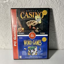 Hoyle Casino 2000 Version / Hoyle Word Games 2000 Version PC 2 Games CD ROM picture