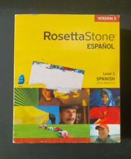 ROSETTA STONE ESPANOL SPANISH LEVEL 1 LATIN AMERICA VERSION 3  w/Headset picture