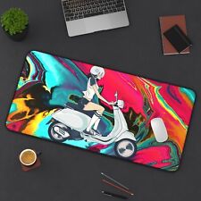 Vespa - Scooter Retro Girl Anime - Multiple Sizes High Quality Mouse Pad picture