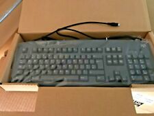 RARE NEW VINTAGE SILICON GRAPHICS SGI GREY PS2 KEYBOARD 062-0051-001 6512-BN picture
