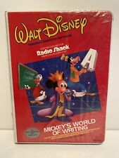 Mickey's World Of Writing Software Radio Shack TRS-80 Sealed Walt Disney 1983 picture