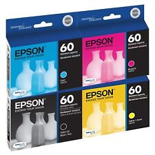 GENUINE Epson 60 Ink Cartridge 4 Pack for Stylus C68 C88 CX3800 CX3810 CX4200  picture