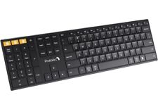 Left-Handed Wireless Keyboard Bluetooth 2.4G Ultra-Thin Rechargeable Silent NEW picture