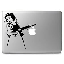 Snow White With Gun Decal Sticker for Macbook Air Pro Laptop Car Window Wall picture