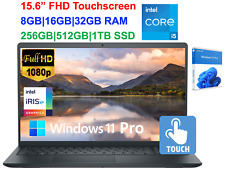 2024 Dell Inspiron 15 Laptop FHD Touch Intel i5 Upto 32GB RAM&1TB SSD Win 11 Pro picture