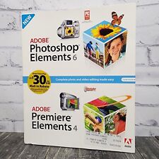 Big Box Adobe Photoshop Elements 6  Sealed New PC Software picture