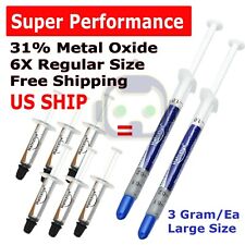 2PCS High Performance Gold Thermal Grease CPU Heatsink Compound Paste Syringe picture