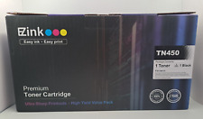 EZink 1- Pack Black Toner Cartridges TN450 For Brother NEW SEALED picture