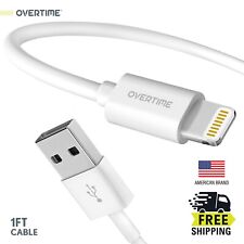 Overtime 1Ft Lightning to USB Mfi-Certified Cable For Iphone 14 13 12 11 X XR 8 picture
