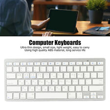 Wireless Keyboard Mini 78 Keys Ultra Thin Portable White Computer Keyboards picture
