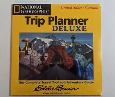 New National Geographic Trip Planner Deluxe Eddie Bauer PC CD-Rom 1998 Sealed picture