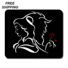 Beauty and the Beast, Birthday, Gift, Mouse Pad, Non-Slip, USA, Black picture