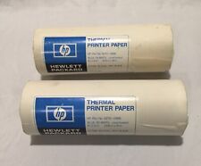 Lot Of 2 HP Thermal Printer Paper Blue On White Unperforated 8.5”x200’ 9270-0566 picture