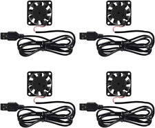 4 Pack 40Mm USB Brushless Cooling Fan 40Mm X 10Mm Fan High Performance DC 5V Coo picture