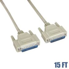15FT DB25 25-Pin IEEE 1284 Male to Male Serial Parallel Printer Extension Cable picture