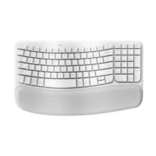Logitech Wave Keys Wireless Ergonomic Keyboard with Cushioned Palm RestWhite picture