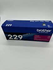 Brother Genuine TN229M Standard Yield Magenta Toner Cartridge New - Sealed picture