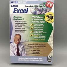 Video Professor Learn Excel 3-CD Set [PC CD-ROM] As Seen On Tv picture