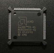 AMD AM386SX-40 CPU NG80386SX-40 Vintage 386 Processor X86 40MHz QFP100 NOS picture