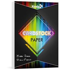 Koala White Cardstock Paper 8.5 x 11 85lb 230gsm Cover Paper for Inkjet + Laser picture